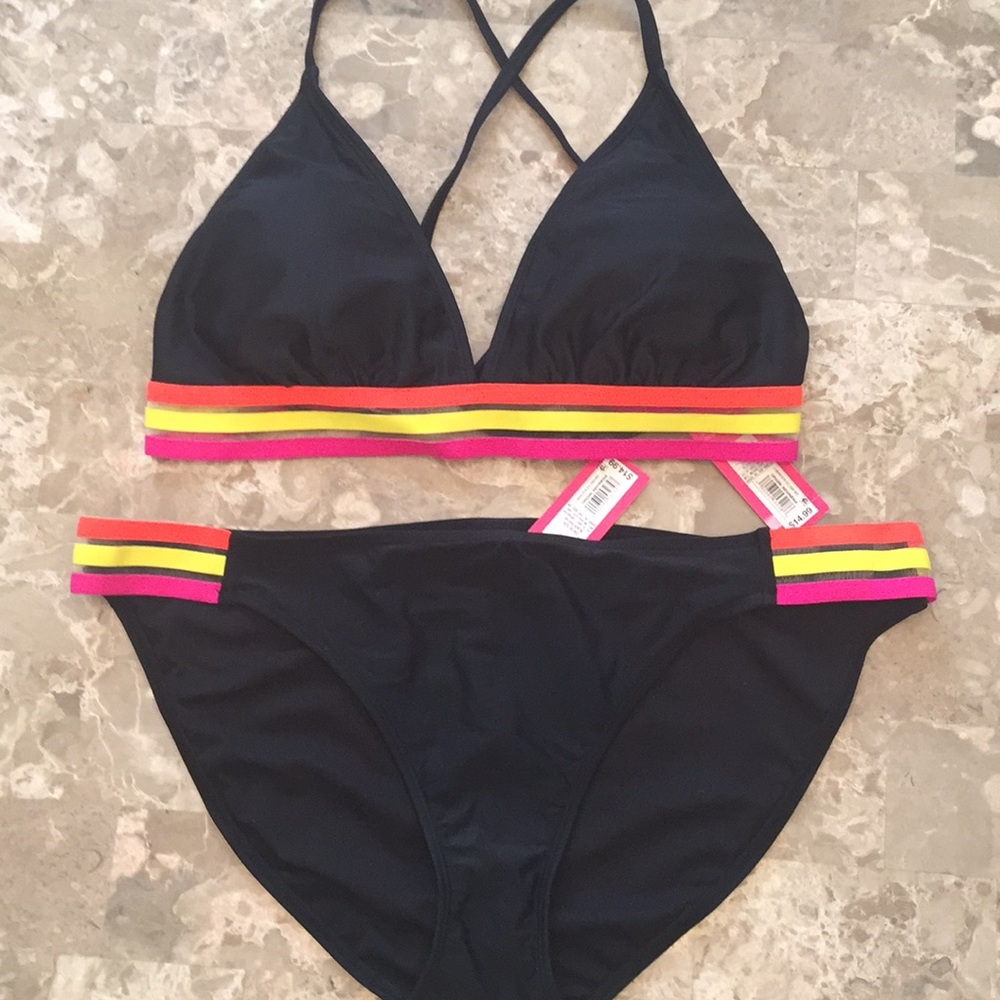 NWT Xhilaration 2 Piece Bikini Bathing Suit XL